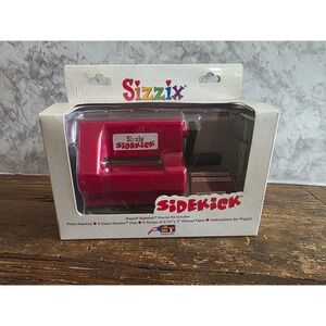 Sizzix Sidekick Starter Kit Red Portable Die Cutting Machine 38-9730 New